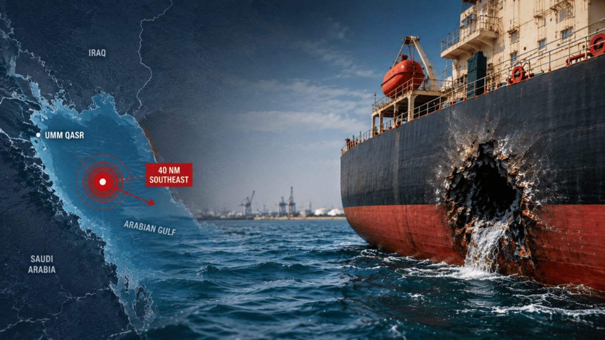 Cargo Vessel Strike Raises Gulf Shipping Concerns as Trump Dismisses Iran Talks