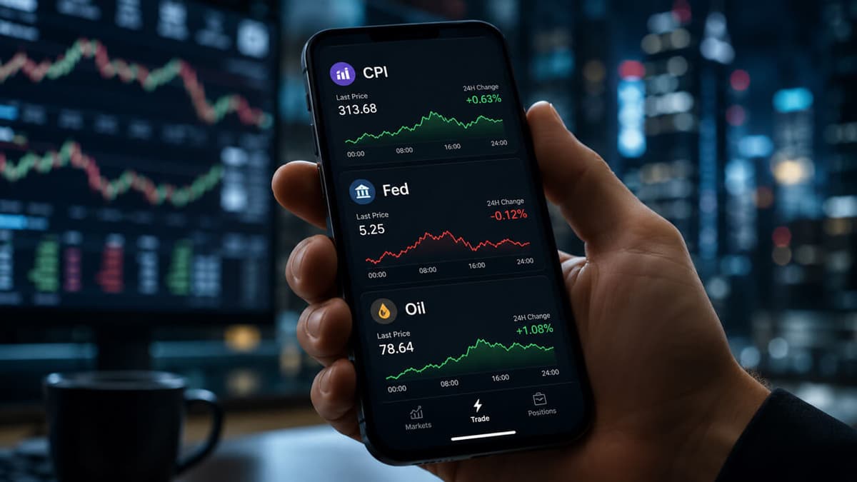 What Happens when Crypto Traders Can Bet on CPI, Fed Cuts, and Oil 24/7?