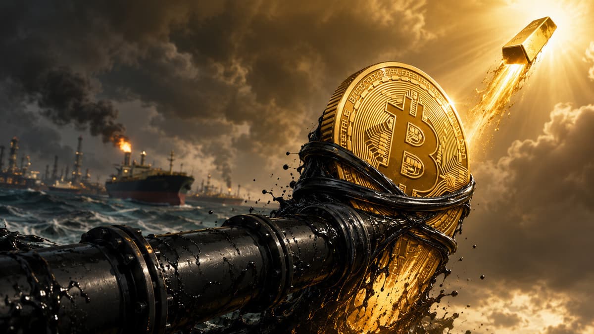 Bitcoin’s $300K Gold Pattern Now Depends on Whether Iran’s Oil Shock Rewrites the Fed Path