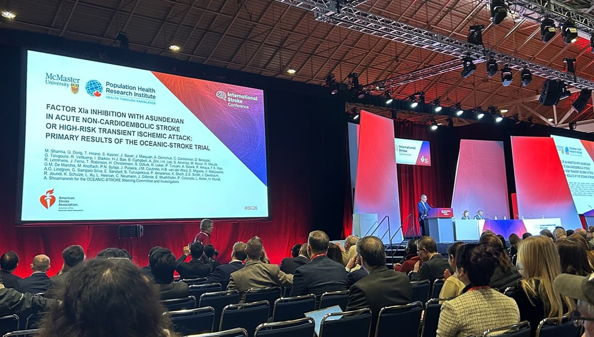 Now Published - OCEANIC-STROKE: Asundexian Prevents Recurrent Strokes, With No Added Bleeding