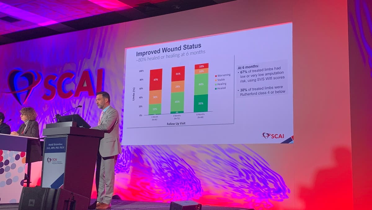 No-Option CLTI Patients Report Better QoL After Blood Flow Diversion Therapy: PROMISE III