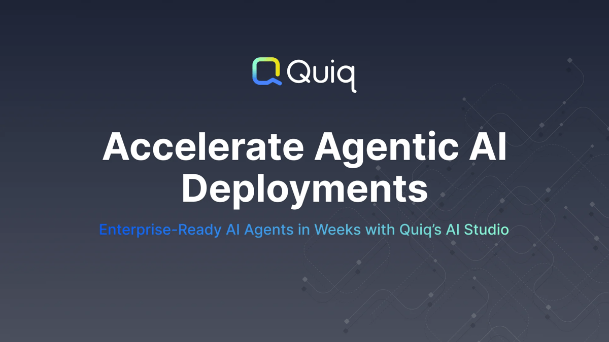 Quiq Extends Its AI Agent Platform Into Voice as Enterprise Rollouts Move Past Pilots