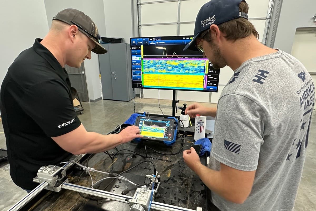 American Magic Uses Phased Array NDT to Safeguard Composite Boat Performance