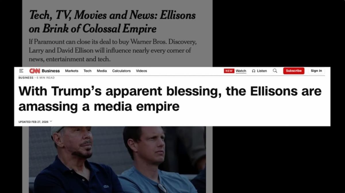 On the Latest ‘Beat the Press,’ We Look at War Coverage, a Trump-Friendly Media Monopoly, AI and More