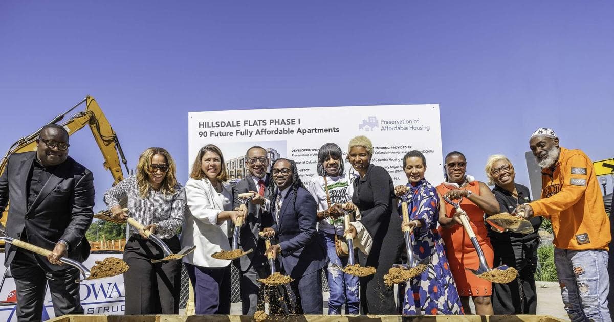 Construction Underway for 90 Homes at Barry Farm Redevelopment
