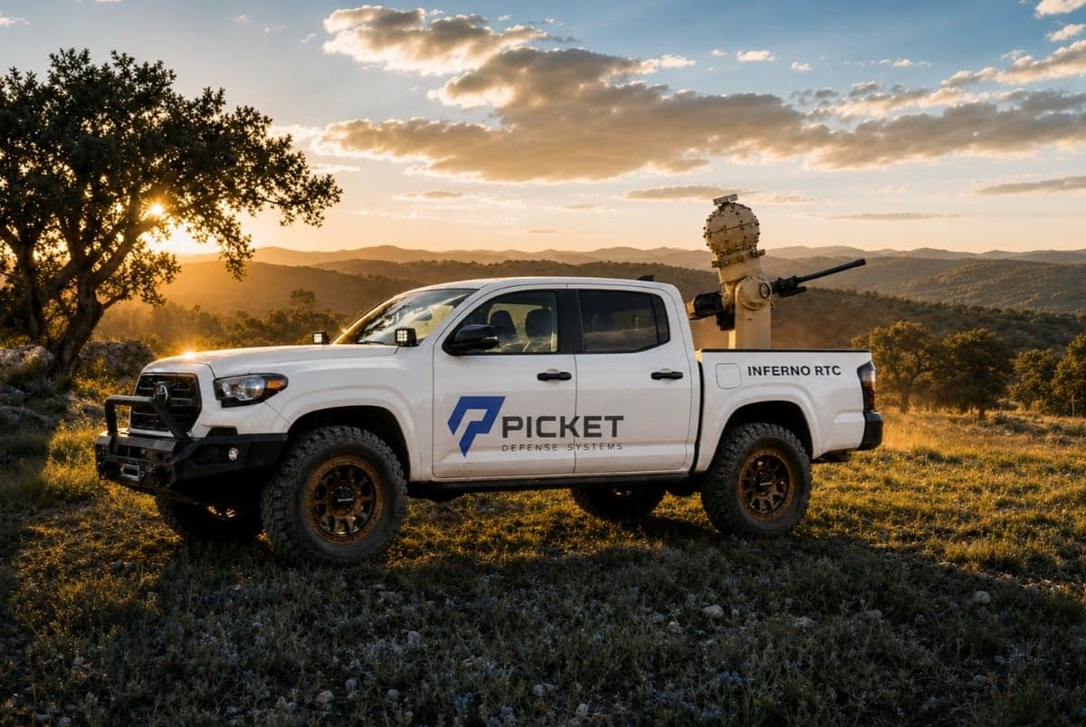 Pentagon Picks Picket’s Rotating Turret for Counter-Drone Test