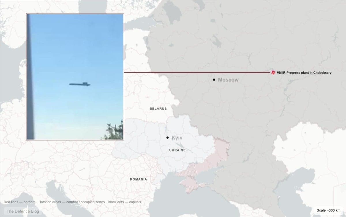 Ukrainian Cruise Missiles Hit Russian Weapons Factory in Cheboksary