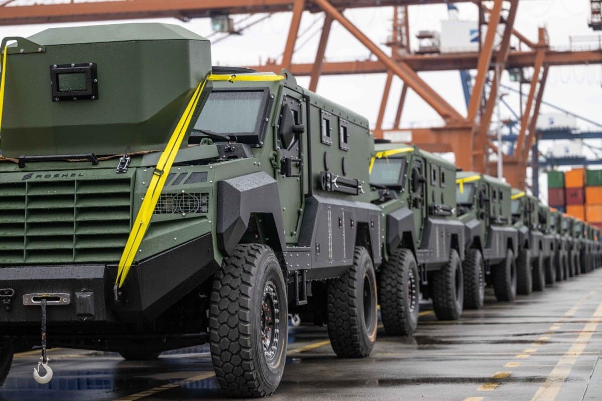 Canada Sends Another Batch of Mine-Proof Vehicles to Ukraine