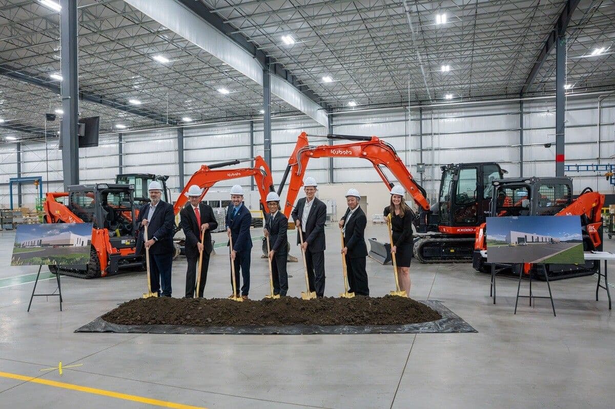 Kubota Breaks Ground On New Kansas Construction Equipment Test Center