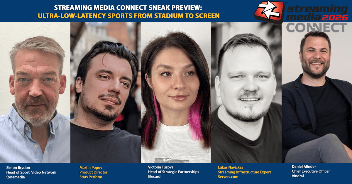 Sneak Preview: Ultra-Low-Latency Sports Streaming From Stadium to Screen at Streaming Media Connect