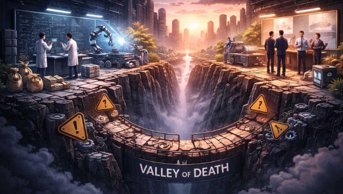 The “Valley of Death” Isn’t a Funding Problem — It’s a Risk Design Problem