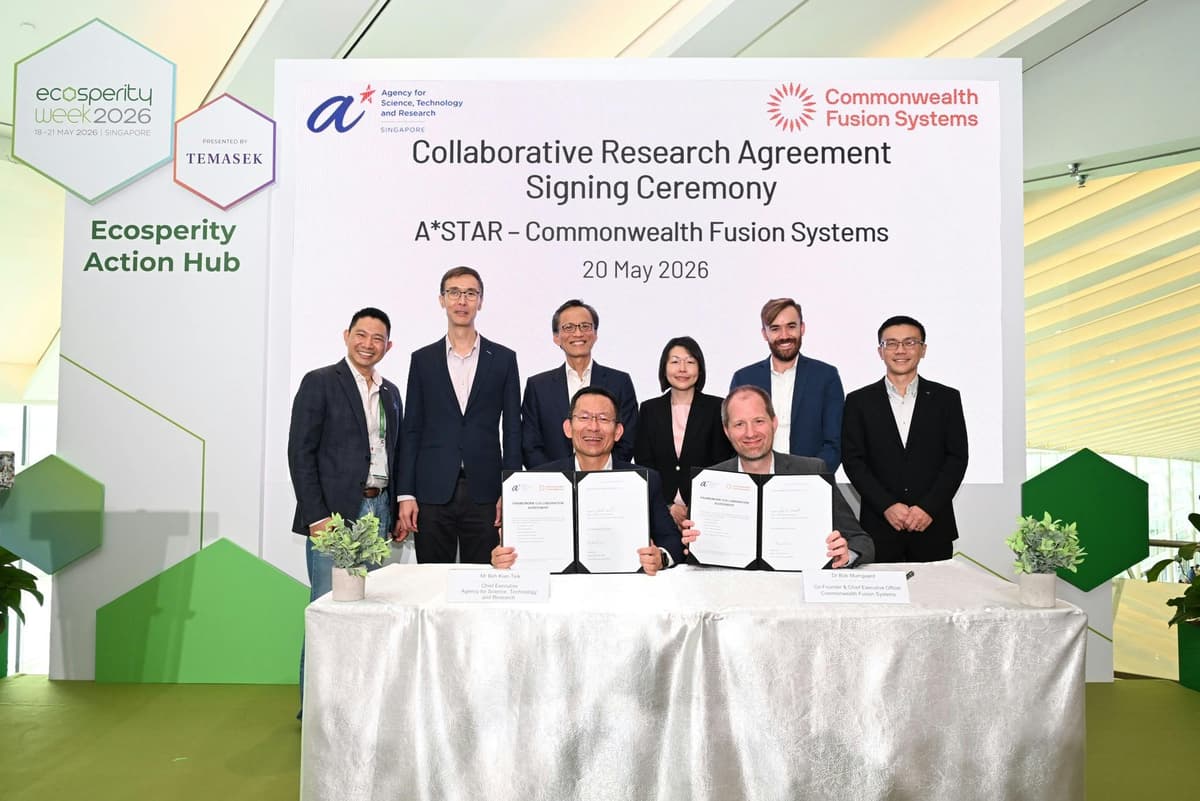 Singapore Partners with Nuclear Fusion Firm CFS in Push for Future Clean Energy Industry