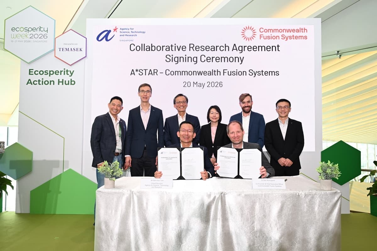Singapore Partners with Nuclear Fusion Firm CFS in Push for Future Clean Energy Industry