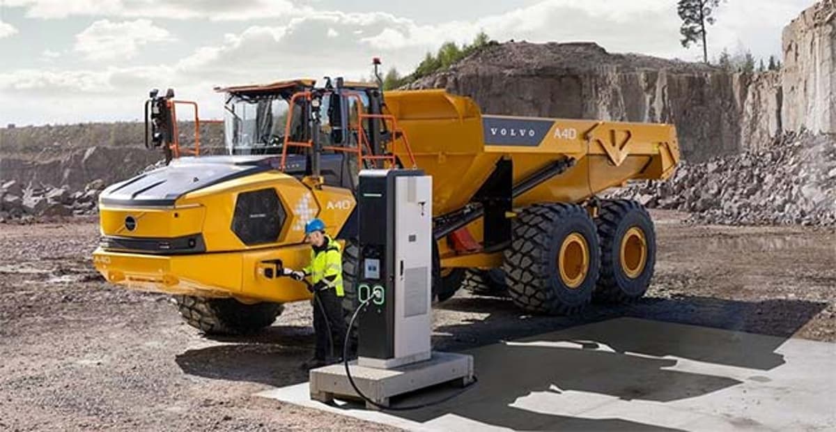 Volvo CE Starts Serial Production of A30 Electric and A40 Electric Articulated Haulers