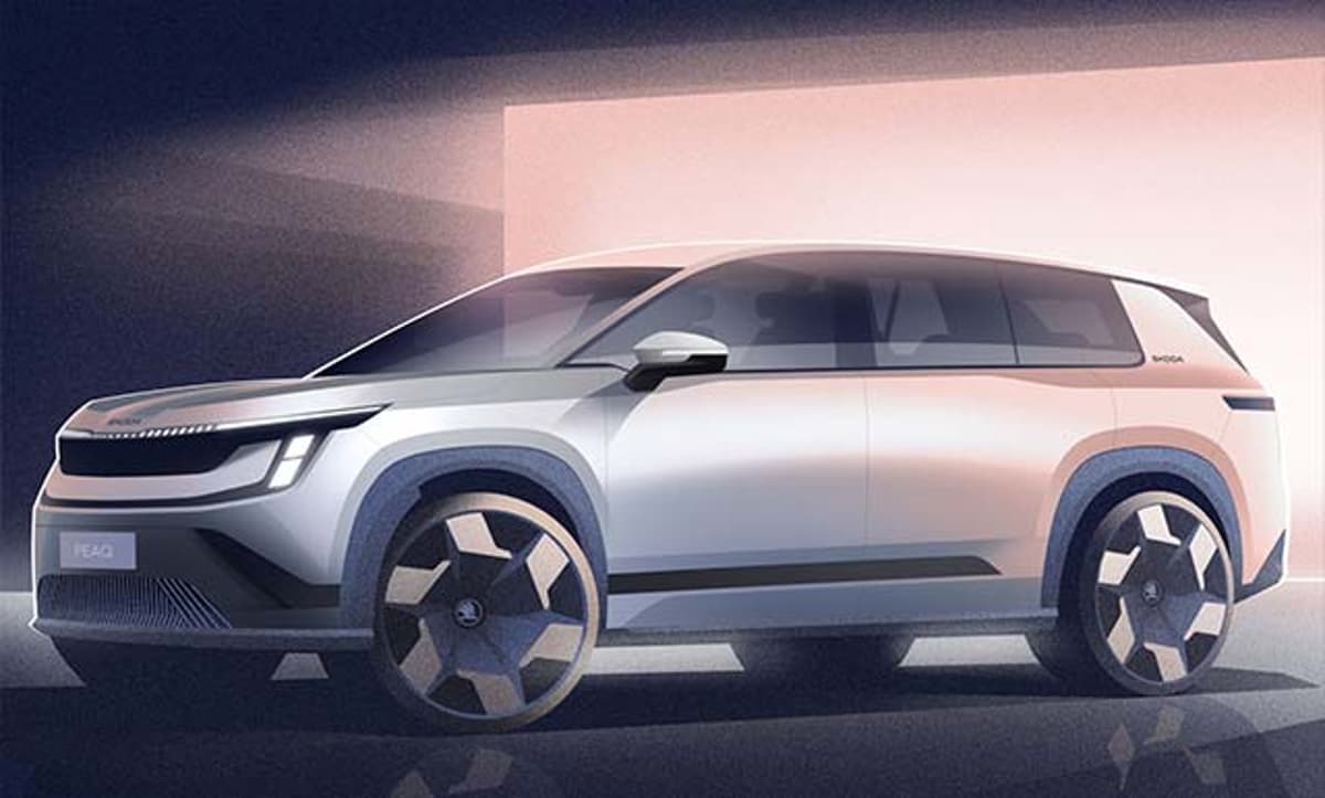 Skoda Teases New Peaq Electric Seven-Seater SUV Ahead Of Global Debut