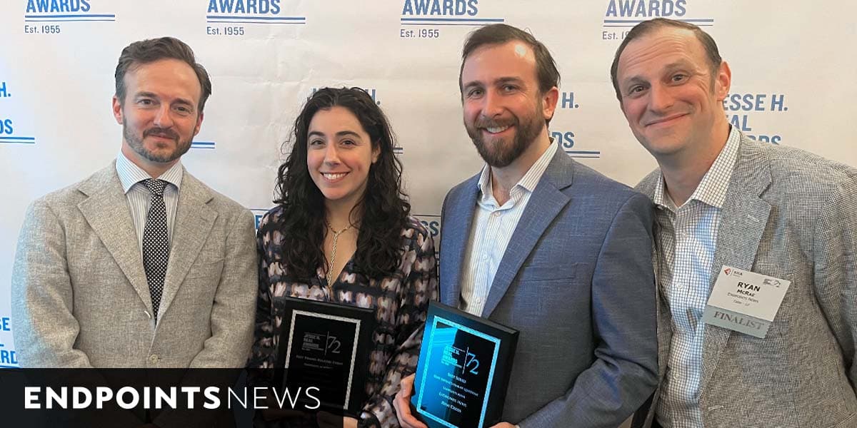 Endpoints Wins Neal Awards for Trump and Gene Editing Coverage, JPM Event