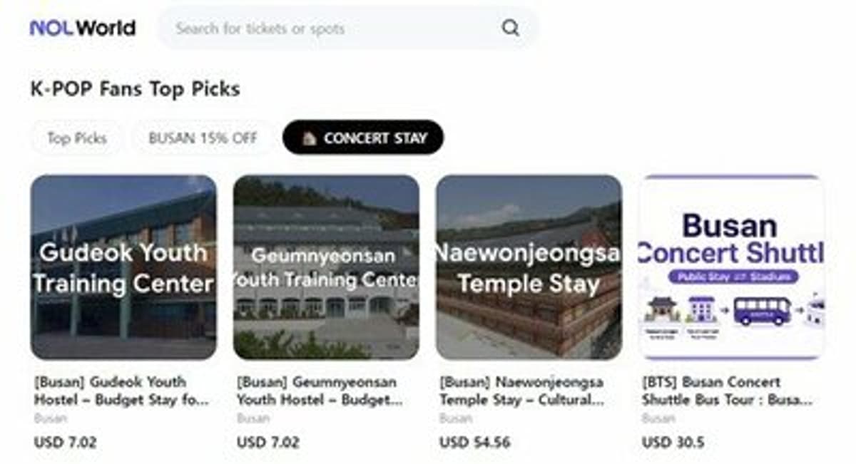 Public Lodging for Foreigners in Busan Nearly Fully Booked Ahead of June BTS Concert