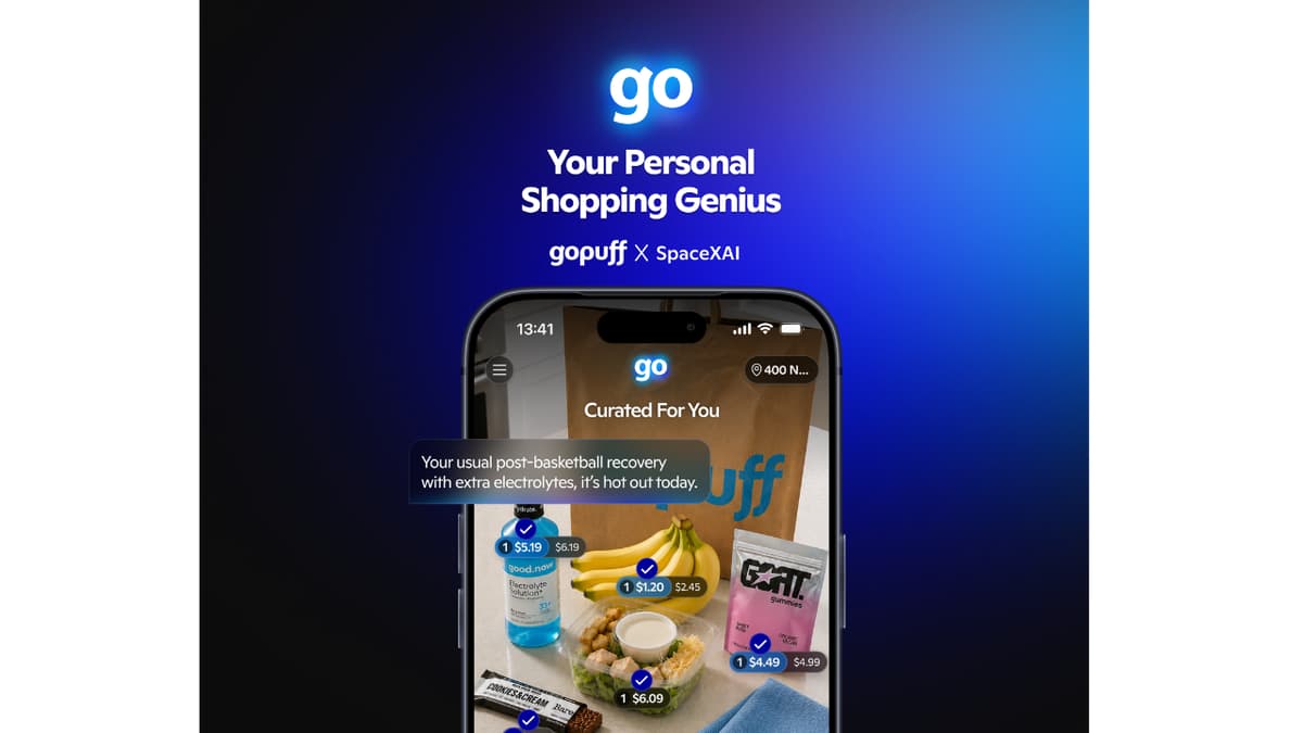 Gopuff’s Shopping Assistant Is One for the Space Ages
