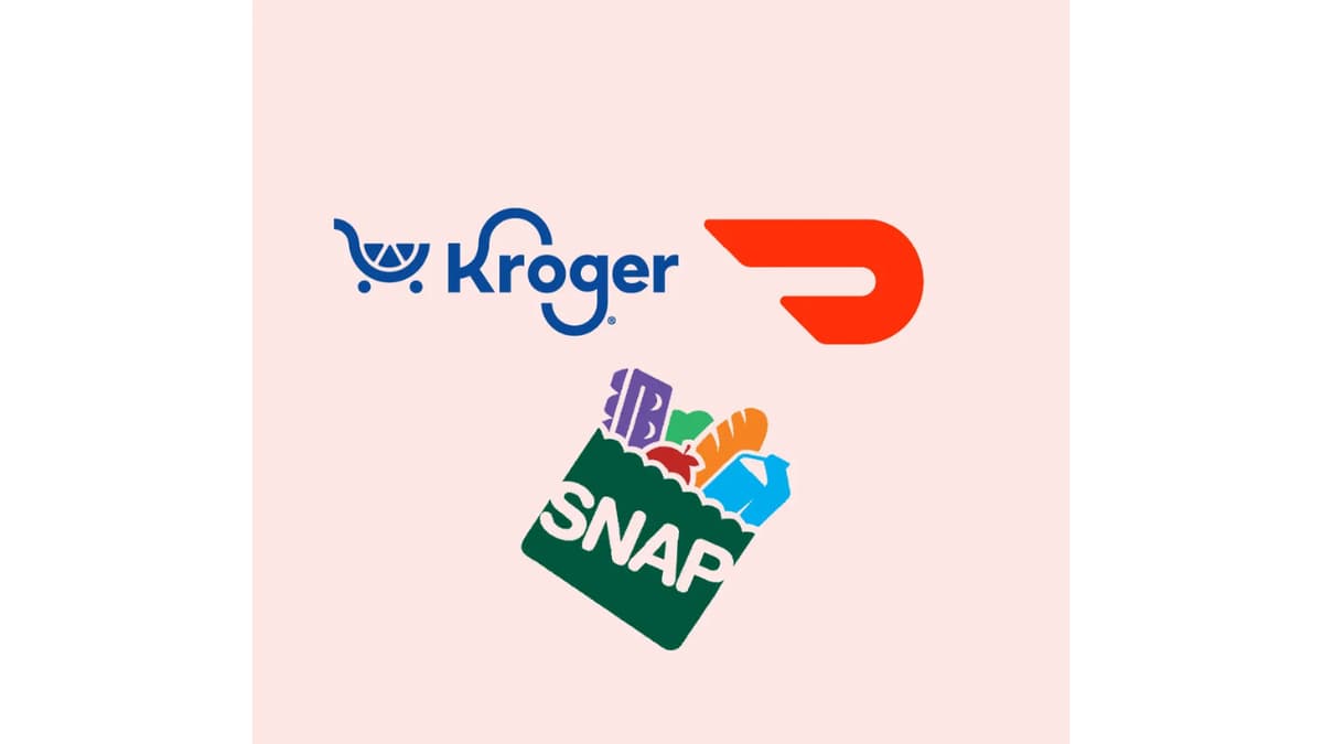 DoorDash Now Accepts SNAP Benefits at Kroger Stores