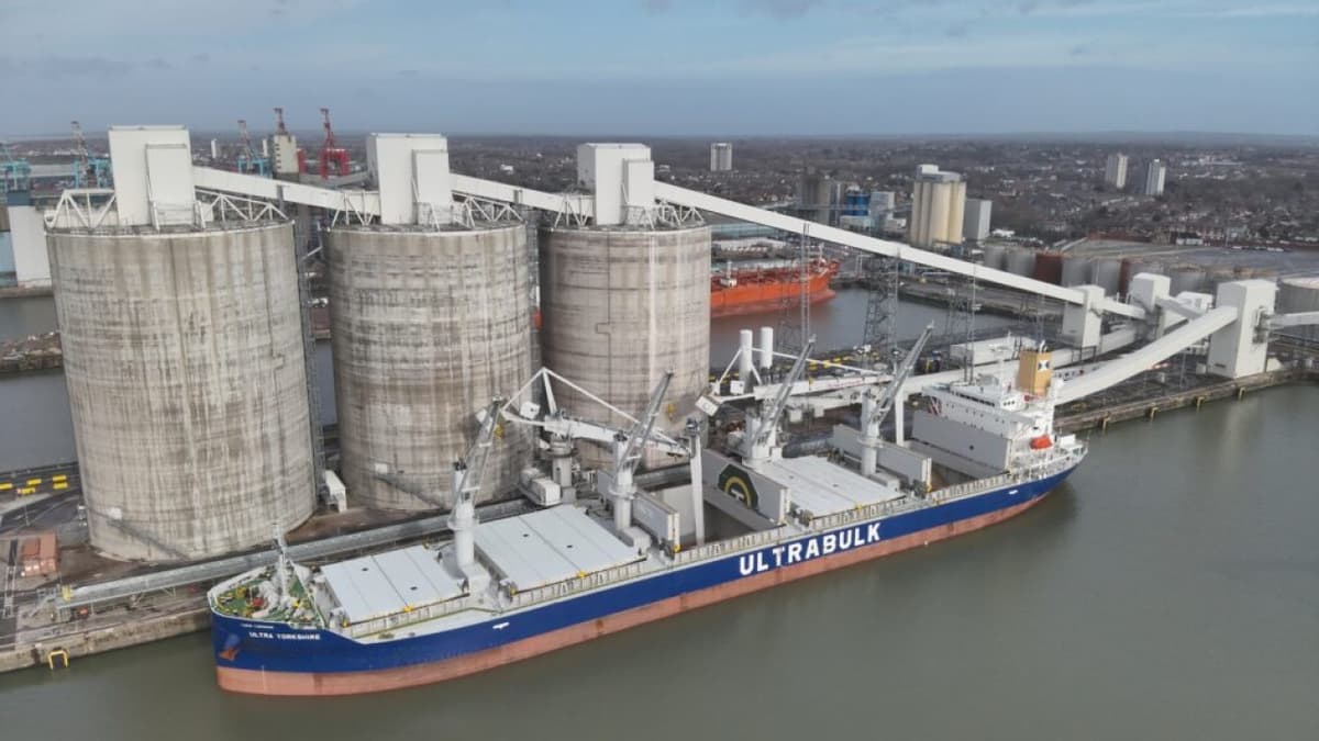 Ultrabulk Handymax Makes First Transatlantic Biomass Delivery