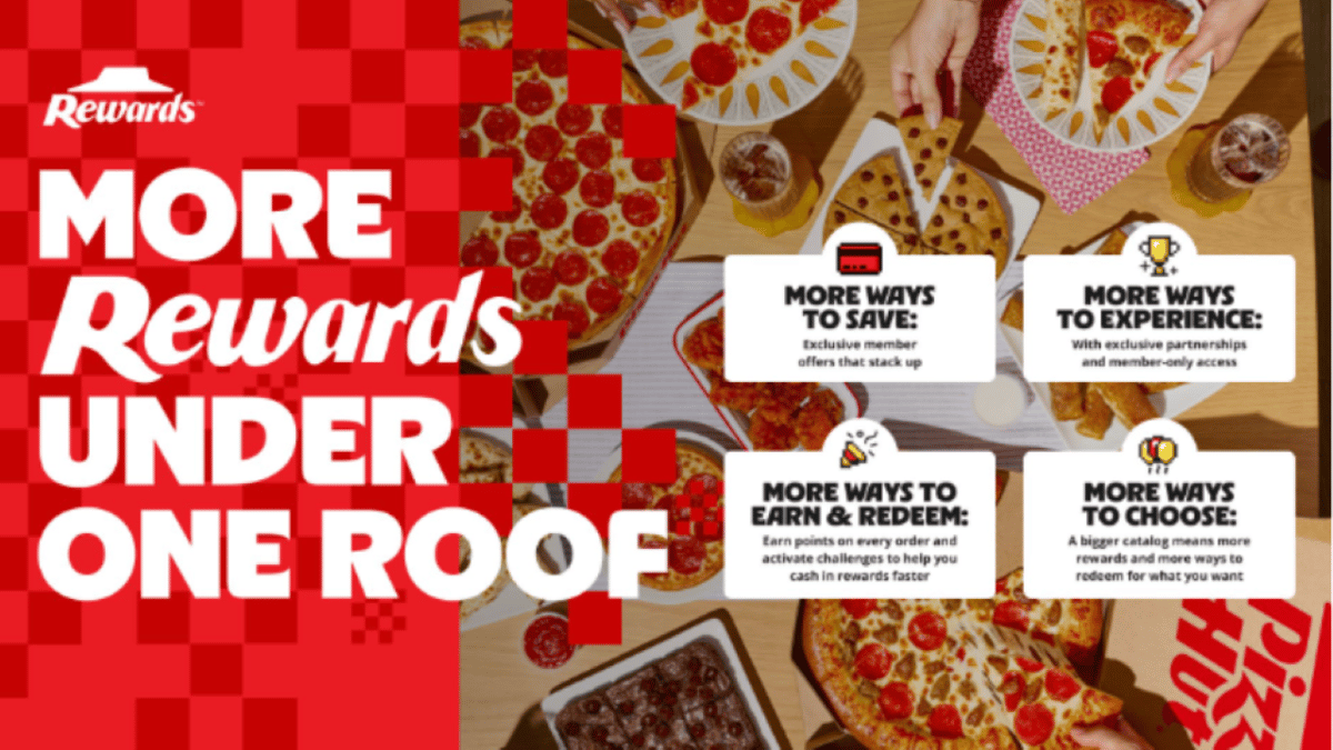 Pizza Hut Relaunches Huts Rewards