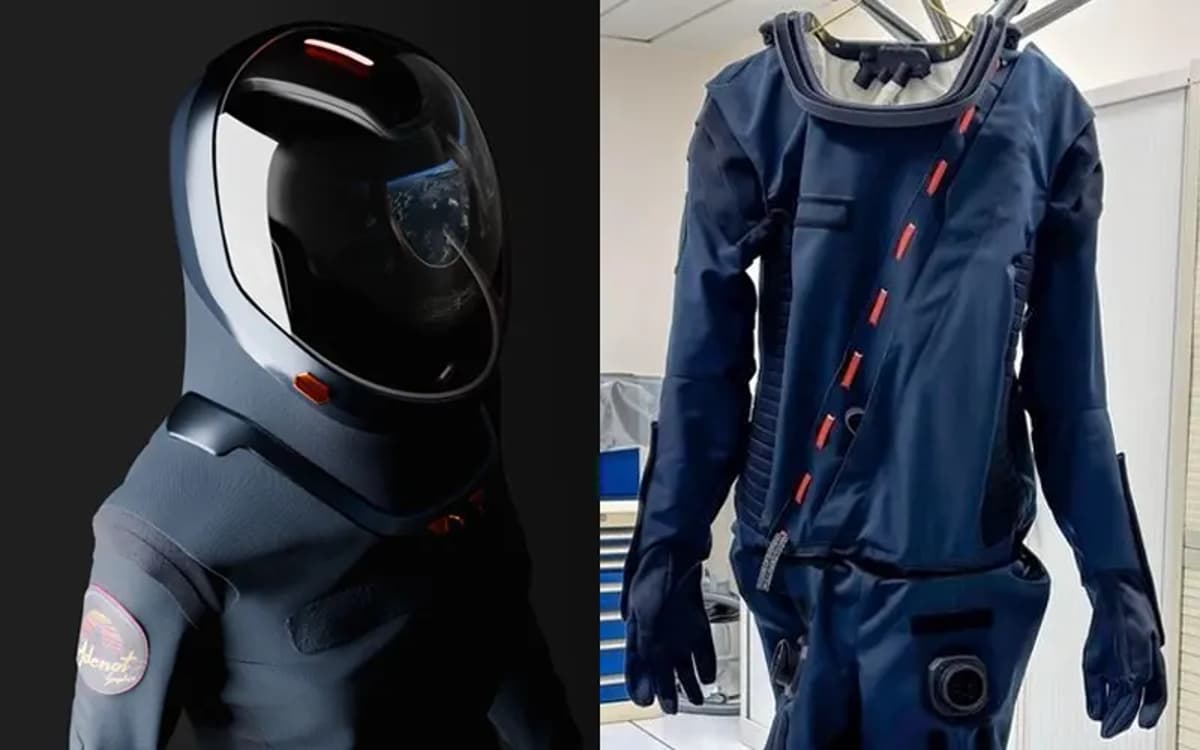 French Spacesuit Prototype Delivered to the International Space Station