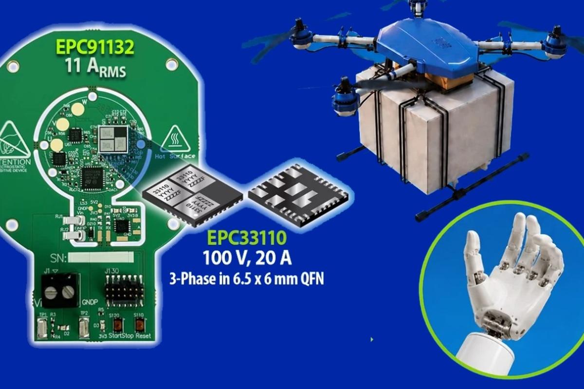 EPC Adds Compact 3-Phase BLDC Motor Drive Inverter