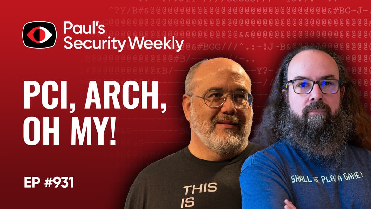 GPS, PCI, ARCH, OH MY! - PSW #931