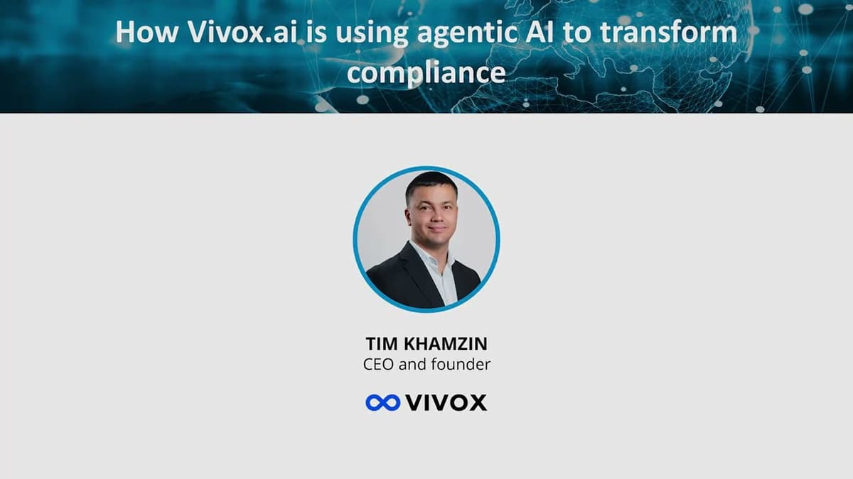 How Vivox.ai Is Putting AI Agents to Work in Compliance