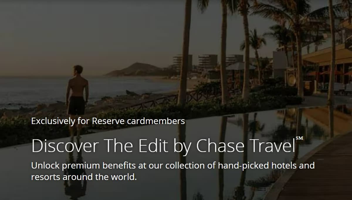 Chase Reduces Redemption Rates on Hundreds of The Edit Properties