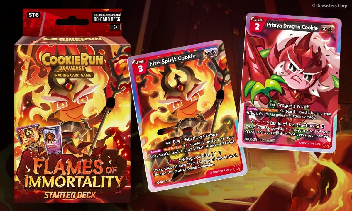 Devsisters Launches Starter Deck Lineup for CookieRun: Braverse Trading Card Game