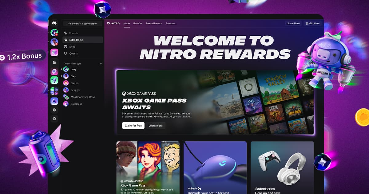 Discord’s New Nitro Rewards Program Sweetens the Pot for Both Players and Advertisers