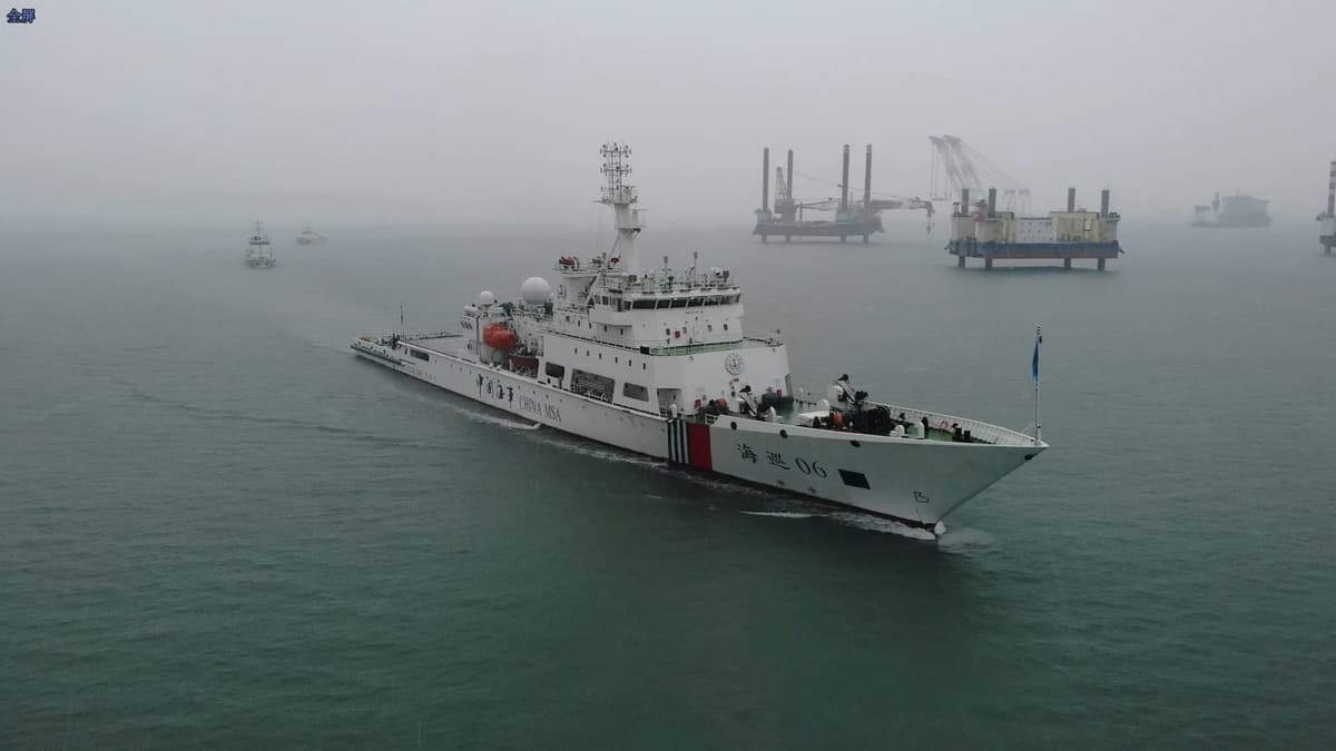 Taiwan Coast Guard ‘Expels’ Chinese Ships From Restricted Waters