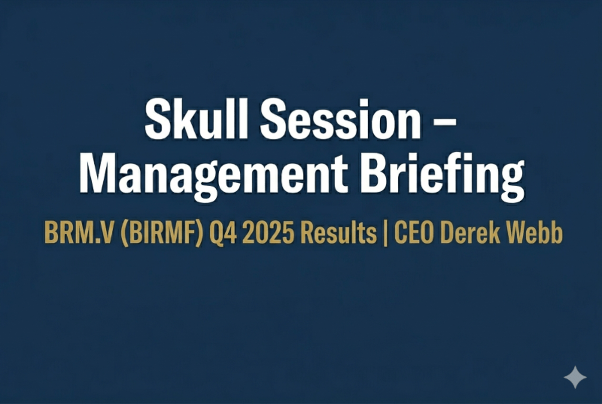 BIRMF Q4 Results Management Briefing with Derek Webb, President and CEO of BIOREM
