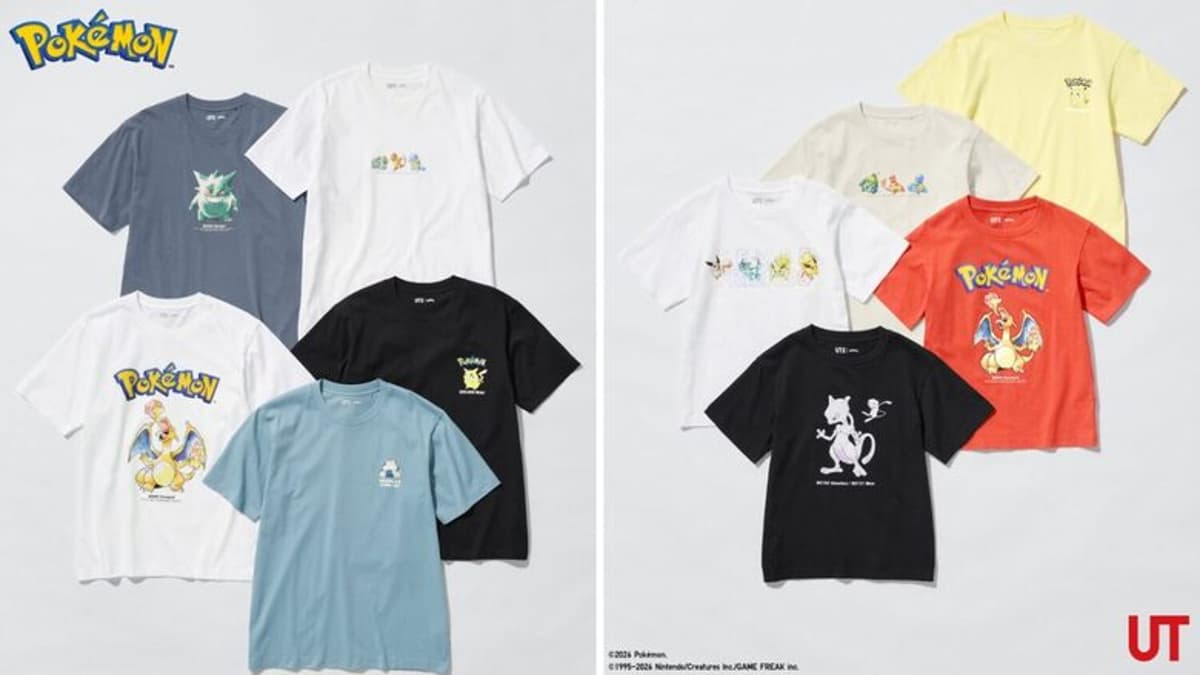 Pokémon Co. And Uniqlo Team up for 30th Anniversary T-Shirt Collab (UPDATE)