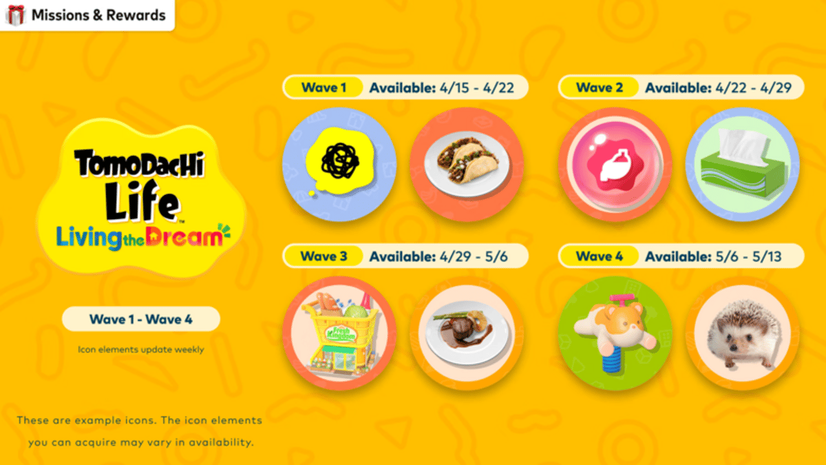 Tomodachi Life: Living the Dream Icons Now Available for Switch Online Members