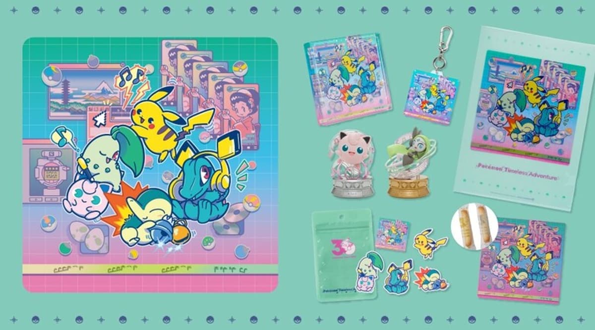Pokémon Timeless Adventure Merch Line Revealed for Japan