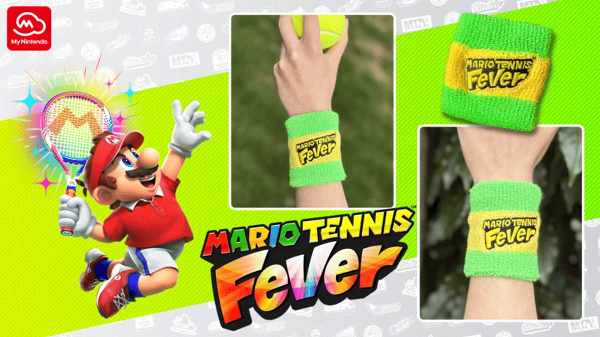 Mario Tennis Fever Wristband Now Available via My Nintendo