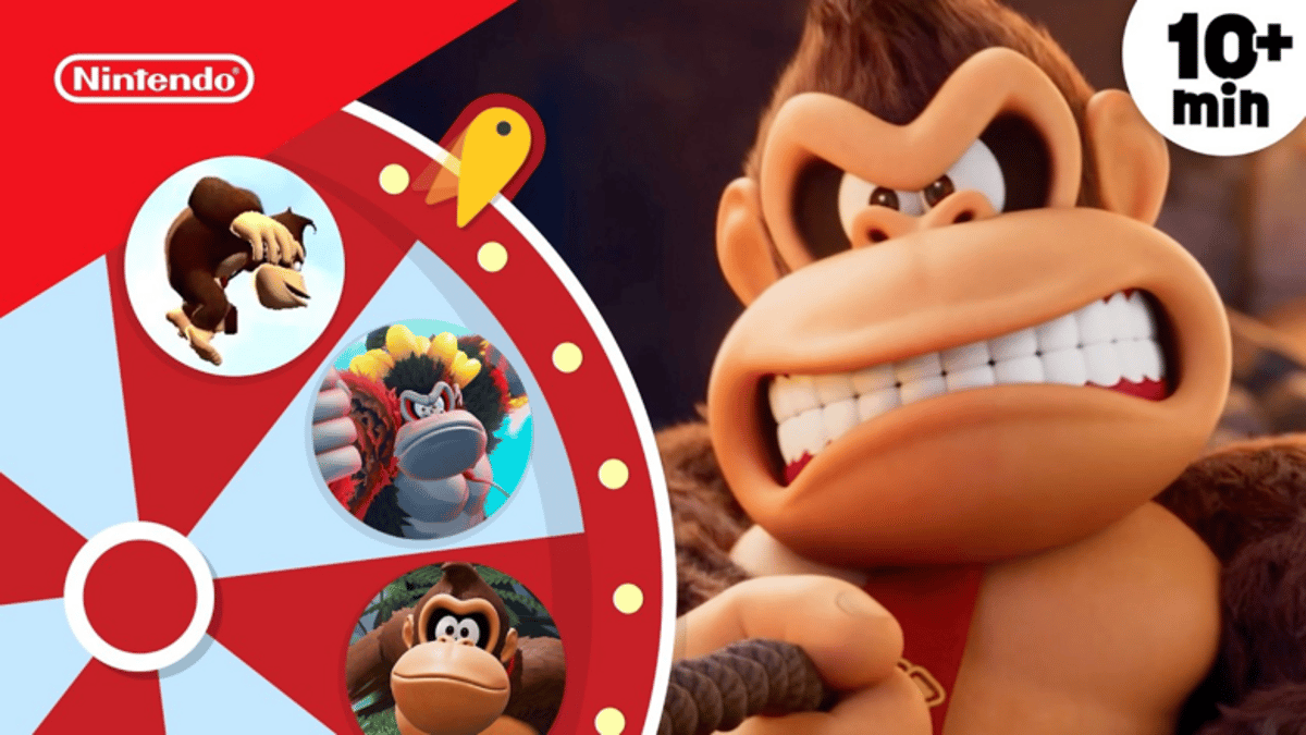Play Nintendo Promotes Donkey Kong in New 'Spin the Wheel' Video