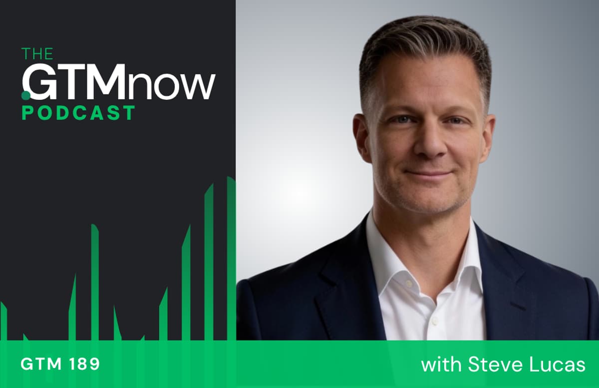 GTM: How AI Will Go From Influencing 20% to Making 90% of Your Decisions | Steve Lucas, Boomi CEO