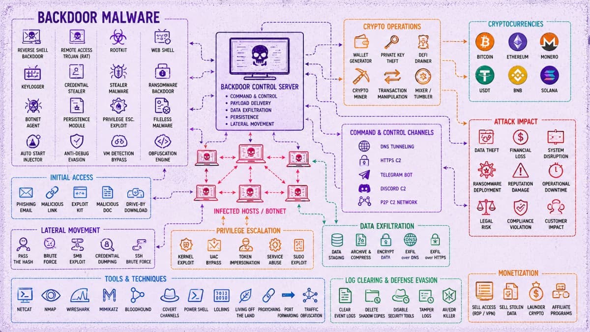 45,000 Attacks, 5,300+ Backdoors Tied to China-Linked Cybercrime Operation