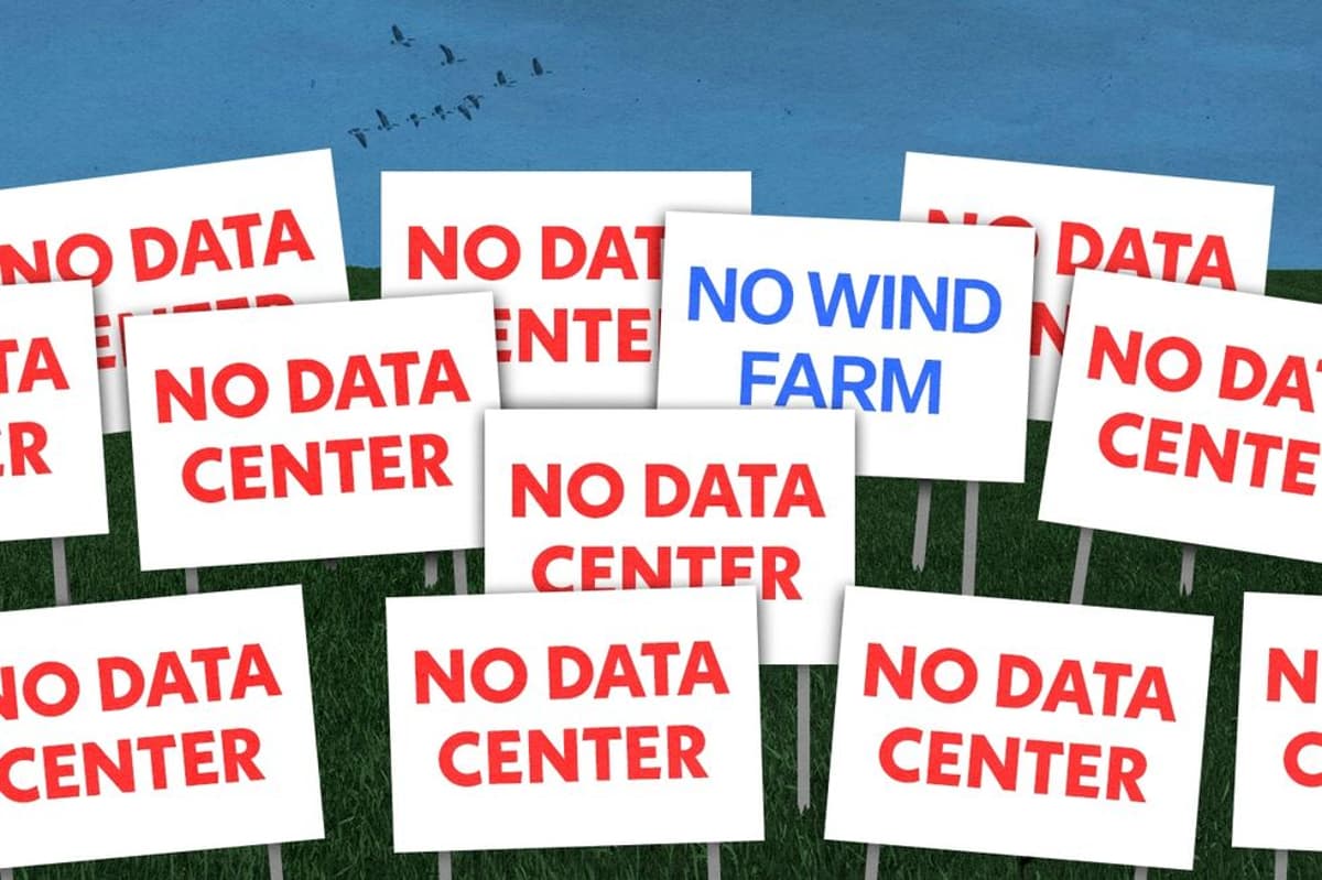 Exclusive: Data Centers Are Now More Controversial Than Wind Farms