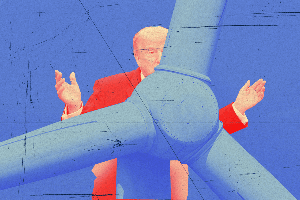 Trump Concedes a Battle in His War Against Wind Energy