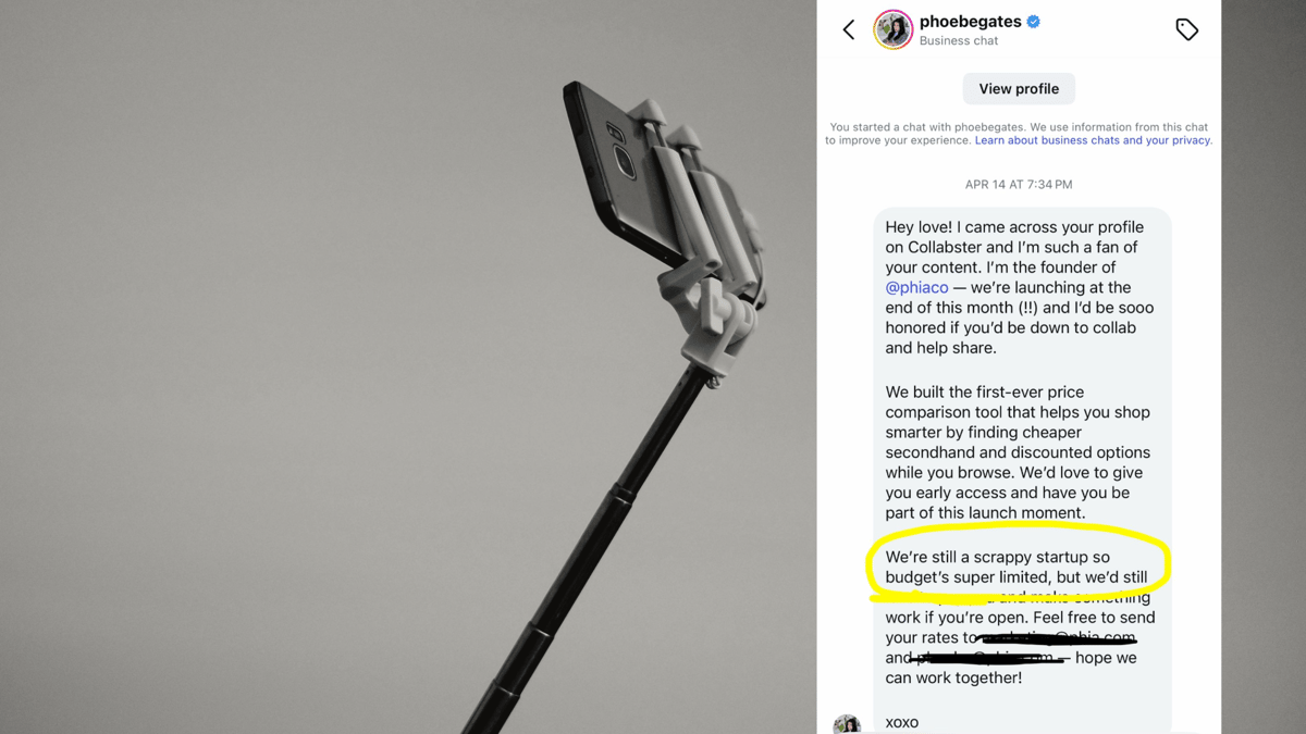 Influencer Calls Out Bill Gates’s Daughter Trying to Negotiate Rates With a 'Super Limited' Budget