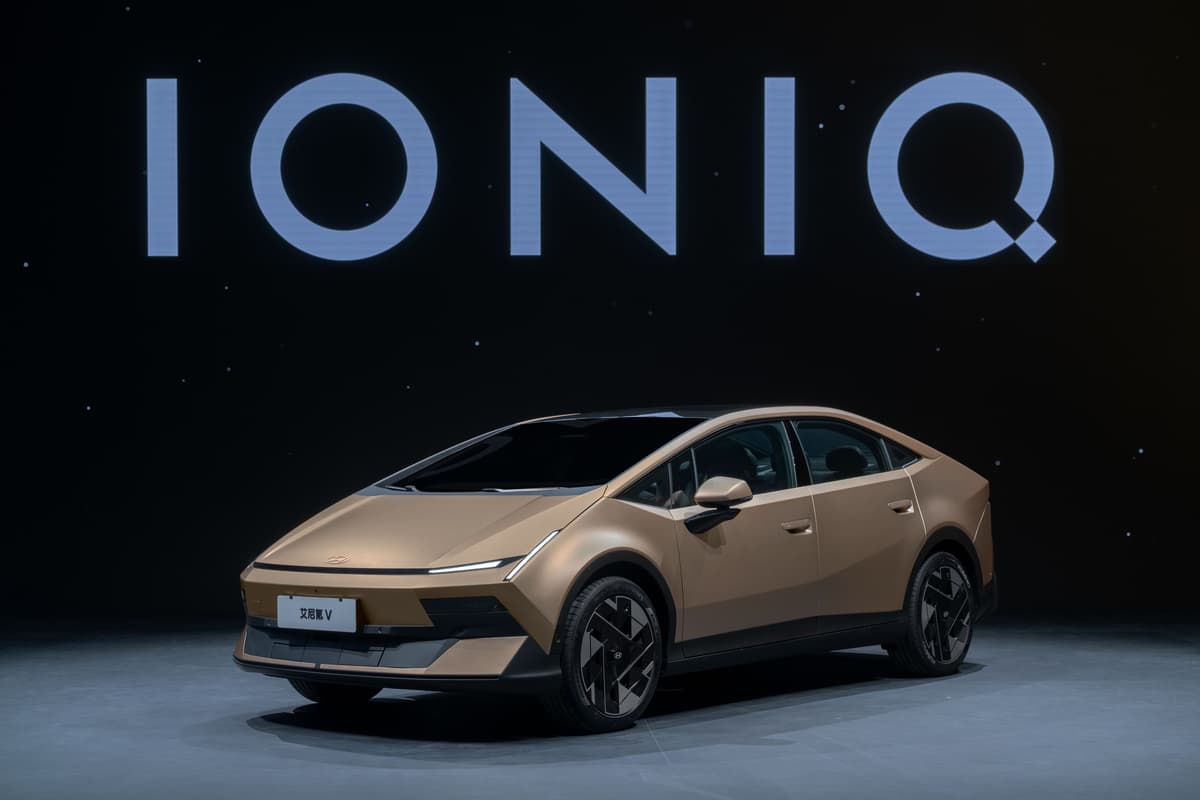 Hyundai Ioniq V Is a Production Showcase for the Brand's New EV Styling Language in China
