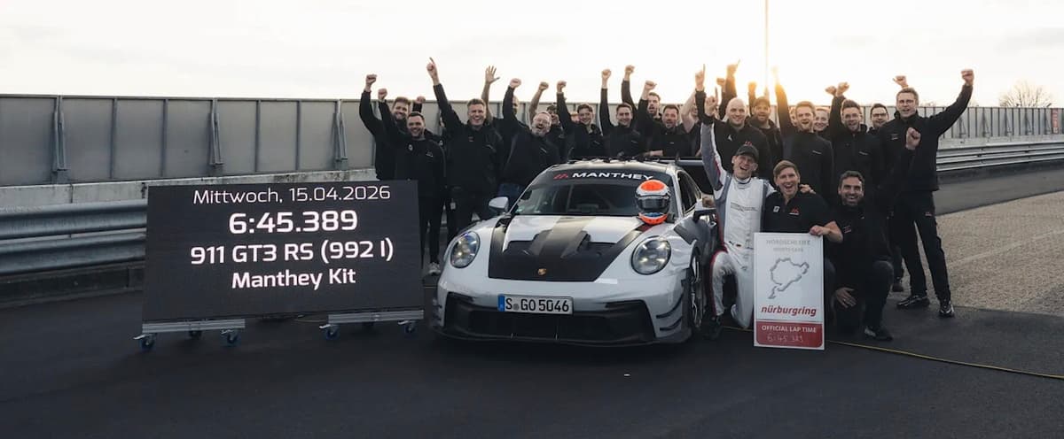 Manthey Kit-Equipped Porsche 911 GT3 RS Laps the Nurburgring in 6:45.389