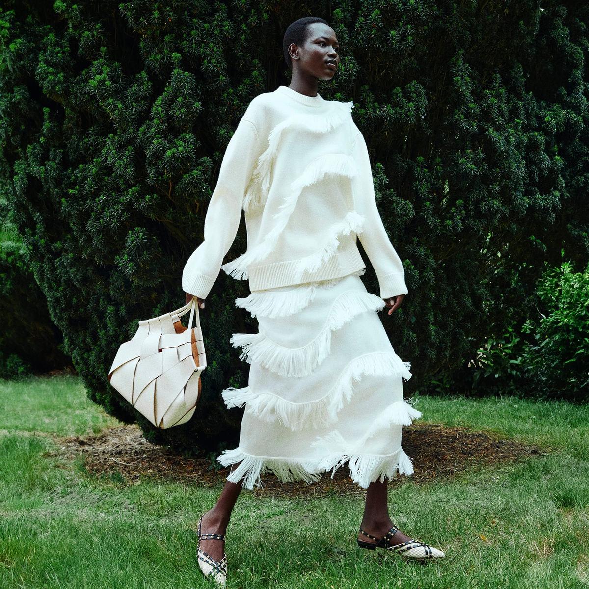 Your Spring Wardrobe Needs a Fringe Skirt