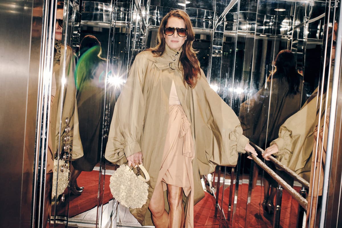 Brooke Shields Went Backstage at Chloé and Saw Her Own Face on the Mood Board