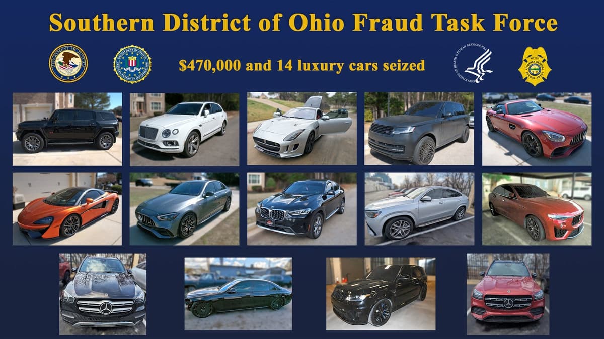 Feds Seize McLaren, Bentley, 12 Other Luxury Cars in Raid Tied to Alleged $30 Million Medicaid Fraud