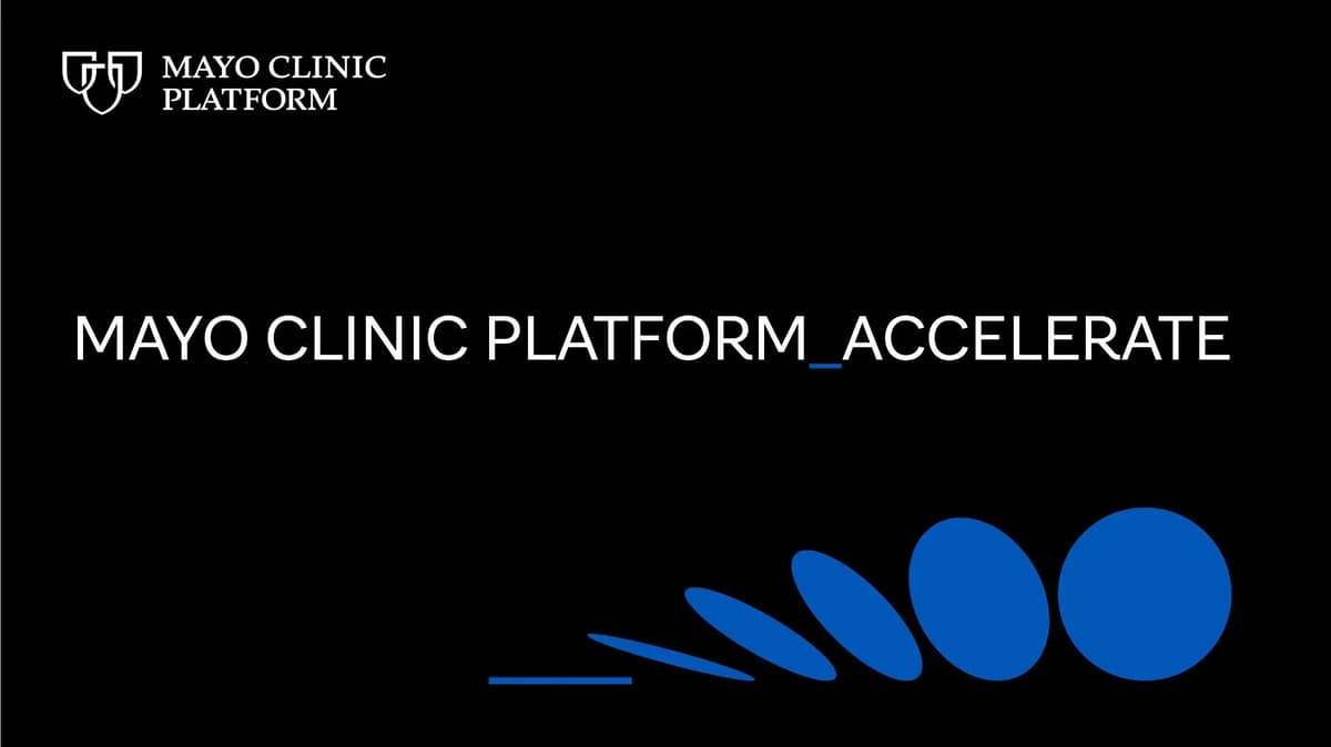 Mayo Clinic Platform_Accelerate Announces Latest Cohort of 18 Digital Health Companies